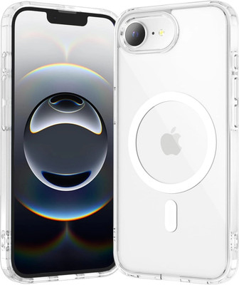 Magsafe Back Cover for Apple iPhone 16e, iPhone 16e(Transparent, Shock Proof, Pack of: 1)