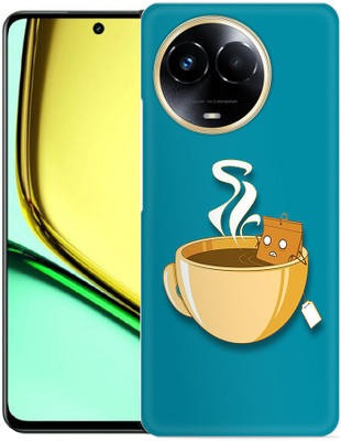 Kalua Mall Back Cover for Realme C67 5G(Blue, Brown, Flexible, Silicon, Pack of: 1)
