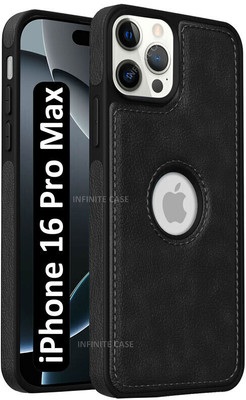 Infinite Case Back Cover for Apple iPhone 16 Pro Max(Black, Camera Bump Protector, Pack of: 1)