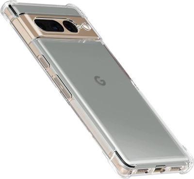 BRENZZ Back Cover for Google Pixel 7 Pro(Transparent, Shock Proof, Silicon, Pack of: 1)