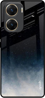 QRIOH Glass Back Cover for Vivo V29e 5G(Multicolor, Grip Case, Pack of: 1)