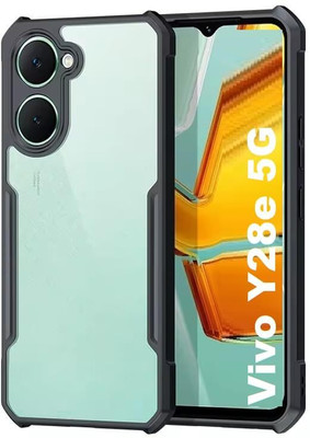 Casenew Back Cover for Vivo Y28e 5G(Transparent, Dual Protection, Pack of: 1)