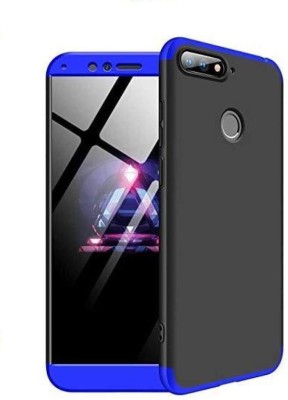 MOBILOVE Back Cover for Realme 2, OPPO A5(Blue, Black, Shock Proof, Pack of: 1)