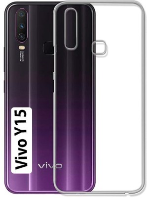 iCopertina Back Cover for Vivo Y15(Transparent, Flexible, Silicon, Pack of: 1)