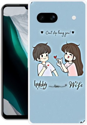 iprinto Back Cover for Google Pixel 7a, GHL1X Cute Couple Boys&girls Printed Back Cover(Multicolor, Dual Protection, Silicon, Pack of: 1)