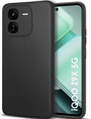 DMJHP Back Cover for iQoo Z9x 5G(Black, Camera Bump Protector, Pack of: 1)
