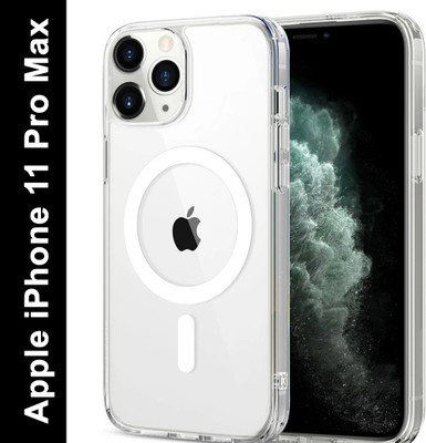 Zapcase Back Cover for Apple iPhone 11 Pro Max(Transparent, Magsafe, Pack of: 1)