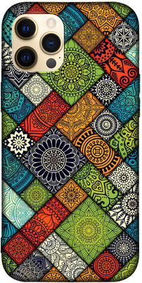 7printzone Back Cover for APPLE IPHONE 12 PRO MAX(Multicolor, Flexible, Silicon)