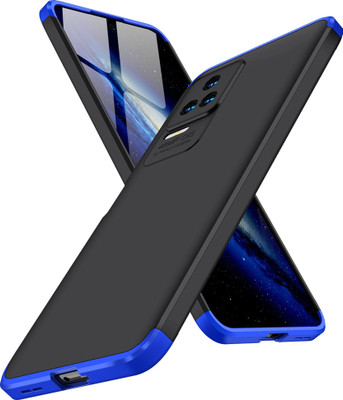 INSTYLE Back Cover for Poco F4 5G(Blue, Grip Case, Pack of: 1)