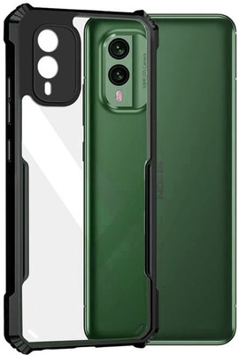 LILLIPUT Back Cover for Nokia X30 5G(Black, Grip Case, Pack of: 1)
