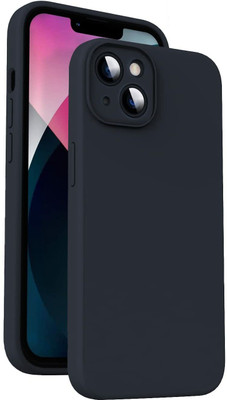 LAMIYANA Back Cover for iPhone 14_LS(Black, Silicon, Pack of: 1)