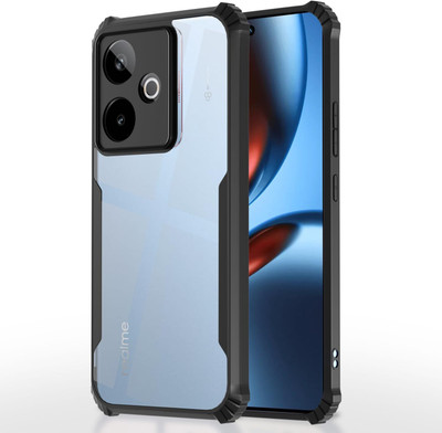 NewSelect Back Cover for Realme GT 7T 5G / GT 7 5G(Black, Grip Case, Pack of: 1)