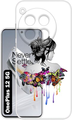 SNAZZY Back Cover for OnePlus 12 5G(Transparent, Grip Case, Silicon, Pack of: 1)