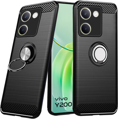 Unistuff Back Cover for Vivo Y200 Pro 5G(Black, Rugged Armor, Pack of: 1)