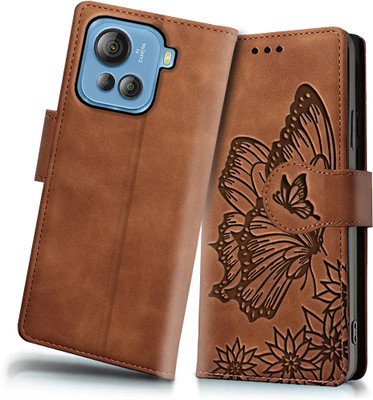 Mobishield Back Cover for Lava Blaze 2 Pro(Brown, Holster, Pack of: 1)
