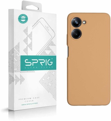 Sprig Liquid Silicone Back Cover for REALME 10 PRO 5G, Realme 10 Pro, 10 Pro 5G(Gold, Shock Proof, Silicon, Pack of: 1)