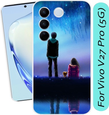 Coolcase Back Cover for Vivo V27 Pro (5G)(Transparent, Flexible, Silicon, Pack of: 1)