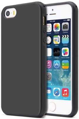 AKSP Back Cover for Ultra Slim Soft Apple iPhone 5/iPhone 5C/ Apple iPhone 5S/iPhone SE(Black, Dual Protection, Silicon, Pack of: 1)