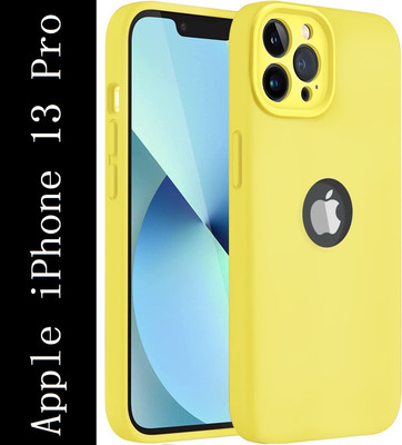 Flipkart SmartBuy Back Cover for Apple iPhone 13 Pro(Yellow, Camera Bump Protector, Silicon, Pack of: 1)