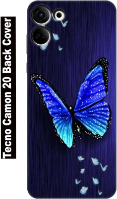 PrintKaver Back Cover for Tecno Camon 20 Back Cover(Multicolor, Grip Case, Silicon, Pack of: 1)