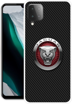FUGGA Back Cover for Samsung Galaxy F12, SM-F127GLBIINS, JAGUAR, LOGO, SIGN, LOGO, DESIGN(Black, Flexible, Silicon, Pack of: 1)