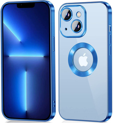 Yoox Back Cover for APPLE iPhone 15(Blue, Dual Protection, Silicon, Pack of: 1)