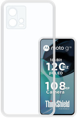 LILLIPUT Back Cover for Motorola G72(Transparent, Flexible, Silicon, Pack of: 1)