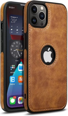 kartflesh Back Cover for iPhone 12 Pro Max Back Cover, iPhone 12 Pro Max Leather, Protective Case iphone 12 pro max(Brown, Grip Case, Pack of: 1)