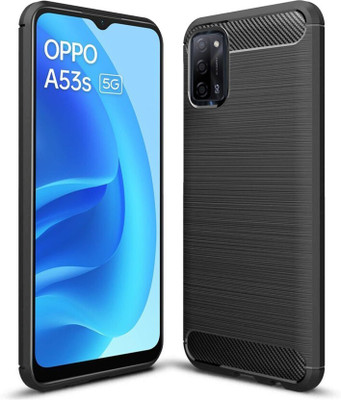 SRT Back Cover for Oppo A53s(Black, Pack of: 1)