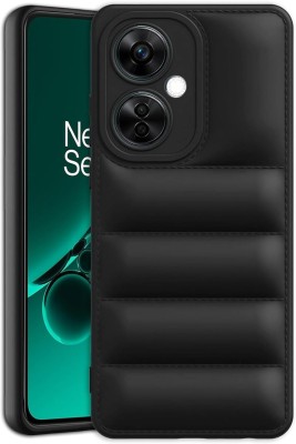 KARAS Back Cover for OnePlus Nord Ce 3 | Liquid Silicon Matte Soft Case | Puff Case(Black, Camera Bump Protector, Silicon, Pack of: 1)