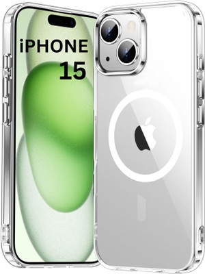 Flipkart SmartBuy Back Cover for Apple iPhone 15(Transparent, Magsafe, Pack of: 1)