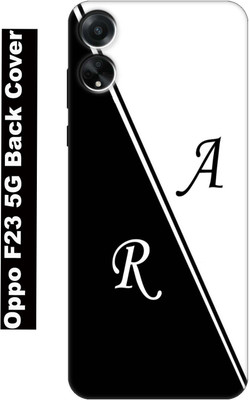 Print maker Back Cover for Oppo F23 5G(Black, White, Grip Case, Silicon, Pack of: 1)