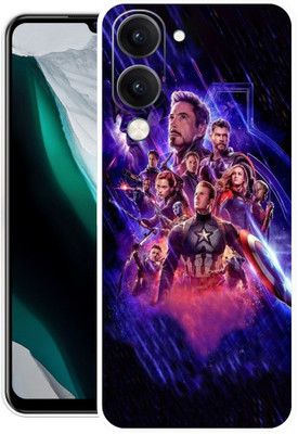 VS PRINT LINK Back Cover for VIVO T4 Lite 5G,V2509, AVENGERS, AVENGER, COMIC, BOOK, SUPERHEROES(Blue, Flexible, Silicon, Pack of: 1)