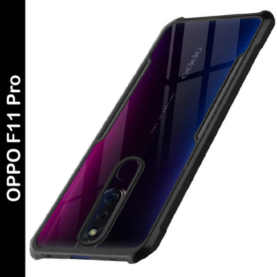ADITI Designs Back Cover for Oppo F11 Pro(Black, Pack of: 1)