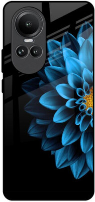 QRIOH Glass Back Cover for Oppo Reno10 5G(Multicolor, Grip Case, Pack of: 1)
