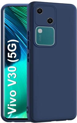 spaziogold Back Cover for Vivo V30 5G(Blue, Shock Proof, Silicon, Pack of: 1)