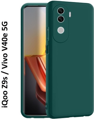 Bodoma Back Cover for iQoo Z9s/ ViVo V40e 5G(Green, Silicon)