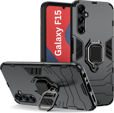 Fablue Back Cover for SAMSUNG Galaxy F15 5G(Black, Dual Protection, Silicon, Pack of: 1)