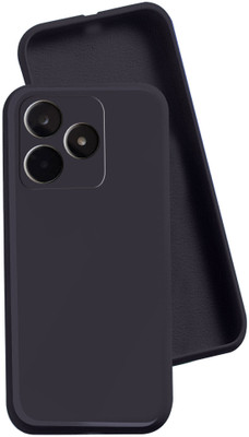 Artistque Back Cover for Realme C51(Black, Matte Finish, Silicon, Pack of: 1)
