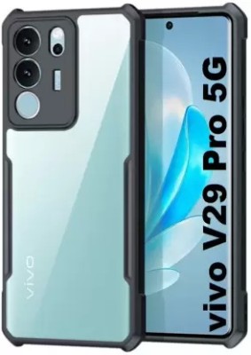 VALKAR Back Cover for vivo V29 Pro 5G, Vivo V29 Pro(Transparent, Grip Case, Silicon, Pack of: 1)