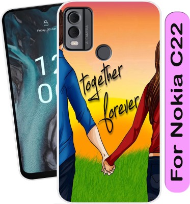 SmartGoldista Back Cover for Nokia C22(Transparent, Flexible, Silicon, Pack of: 1)