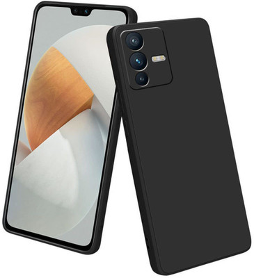 vmt stock Back Cover for Vivo V23 Pro 5G(Black, Silicon)