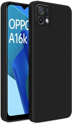 JASH Back Cover for Oppo A16e, Oppo A16k(Black, Shock Proof, Silicon, Pack of: 1)