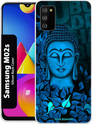 Chic Vibe Back Cover for Samsung Galaxy M02s(Blue, Green, Grip Case, Silicon, Pack of: 1)