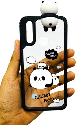 Charvi Collection Ltd Back Cover for Vivo Y11(Transparent, Black, 3D Case, Pack of: 1)