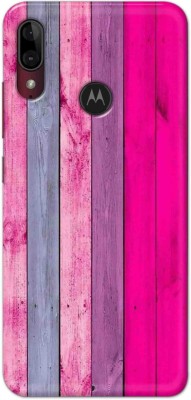 NDCOM Back Cover for Motorola Moto E6s Color Stripe Wood Printed(Multicolor, Hard Case, Pack of: 1)