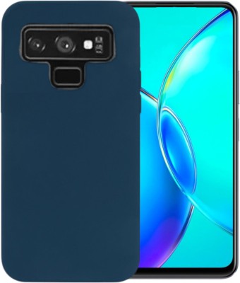 ClickAway Back Cover for Samsung Galaxy Note 9 | Smooth Soft Touch Cushion Liquid Soft Silicone(Blue, Hard Case, Pack of: 1)