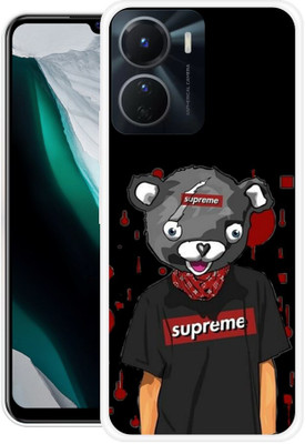 FRONK Back Cover for vivo Y56 5G, V2311, SUPEREME, SIGN, LOGO, BOY(Black, Flexible, Silicon, Pack of: 1)