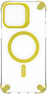 ATB DESIGN Back Cover for Apple iPhone 15(Yellow, Waterproof, Pack of: 1)