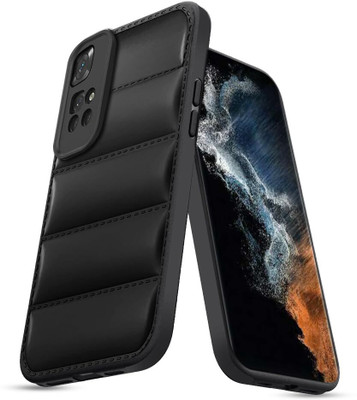 56 CASE AND COVER Back Cover for Redmi 10 Prime(Black, Silicon, Pack of: 1)